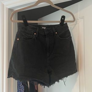 Paige Dani Short | Black Denim | Size 26